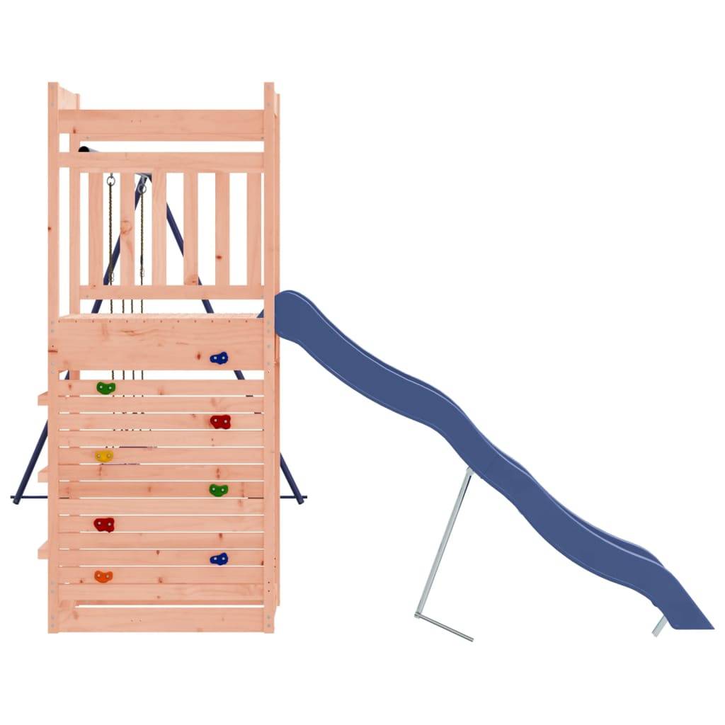 Helloshop26 - Aire de jeux d'extérieur balançoires toboggan portiques robuste jeux jardin 316 x 349 x 207 cm bois massif de douglas - Imagen 4