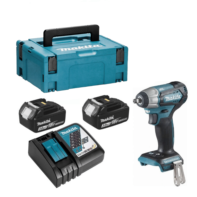Makita - Boulonneuse à chocs 18 V Li-Ion 180 Nm - MAKITA - 2 batteries 3Ah - chargeur - MAKPAC- DTW180RFJ - Imagen 1