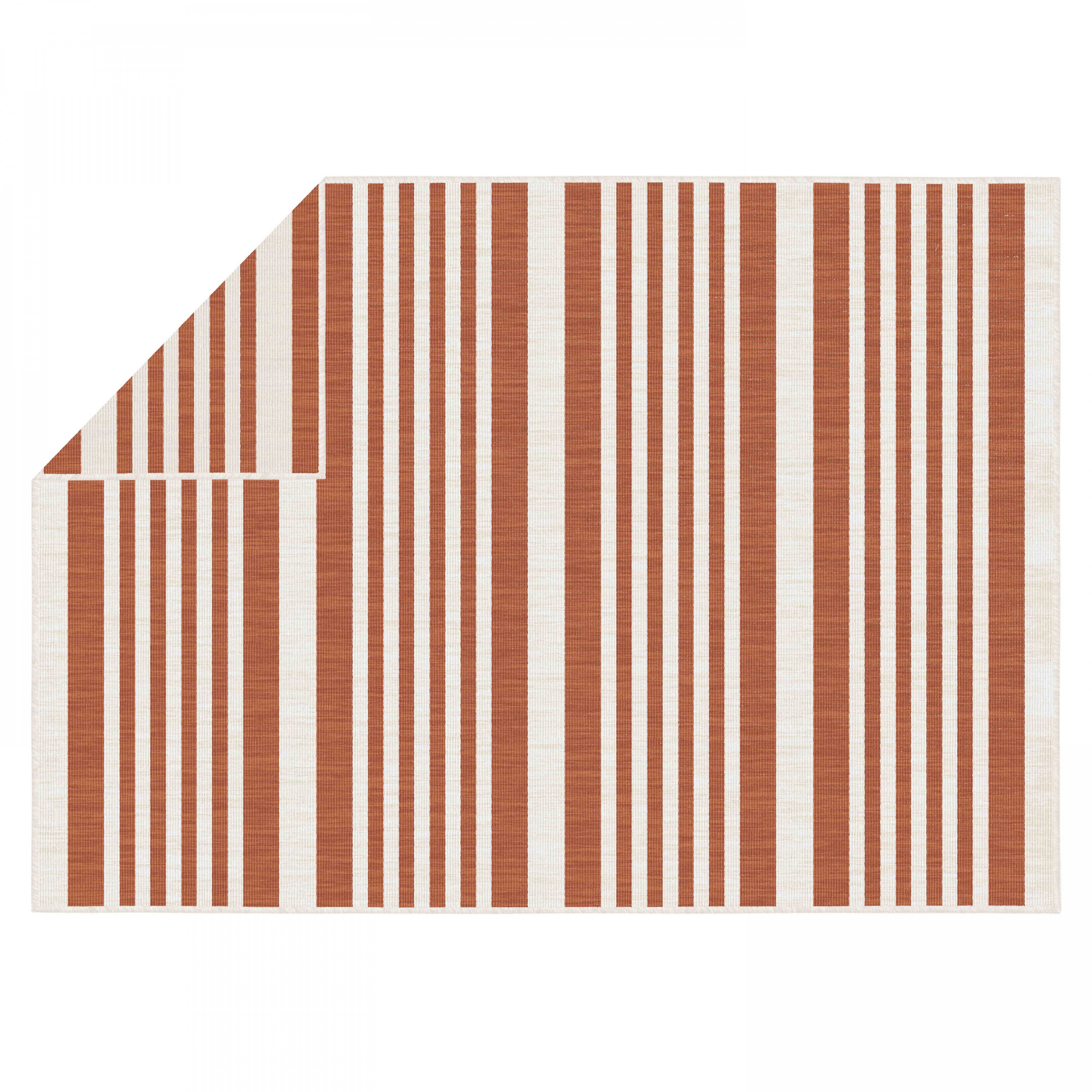 Oviala - Tapis d'extérieur en polypropylène 200 x 290 cm terracotta Kilma - Oviala - Imagen 4