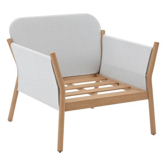 Hesperide - Fauteuil de salon de jardin "Odemilia" gris aluminium et polyester Hespéride - Image 3