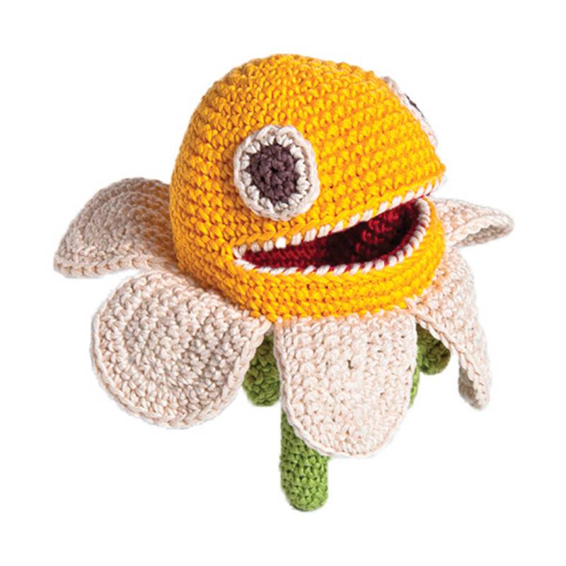 Myum - Hochet Fraise Réversible Fait Main Coton Bio - Myum - Imagen 5