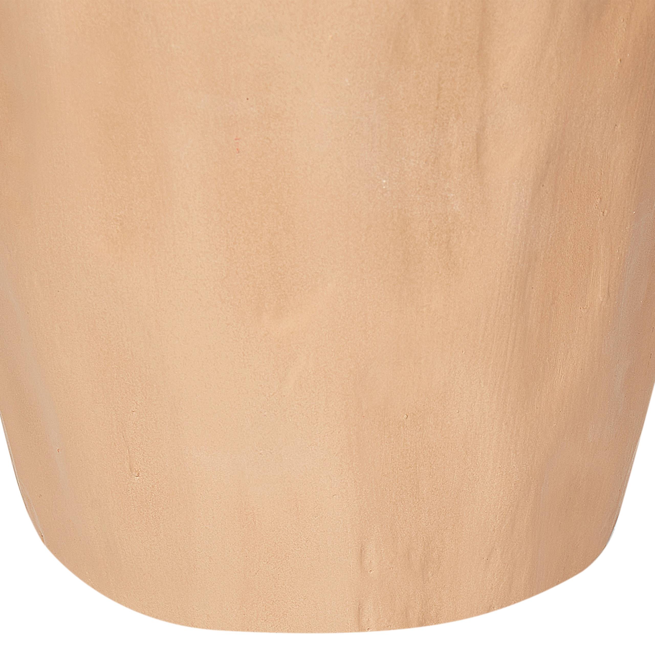 Beliani - Vase décoratif Terre cuite Beige foncé TAIPING - 22x22x46- Beliani - Image 6