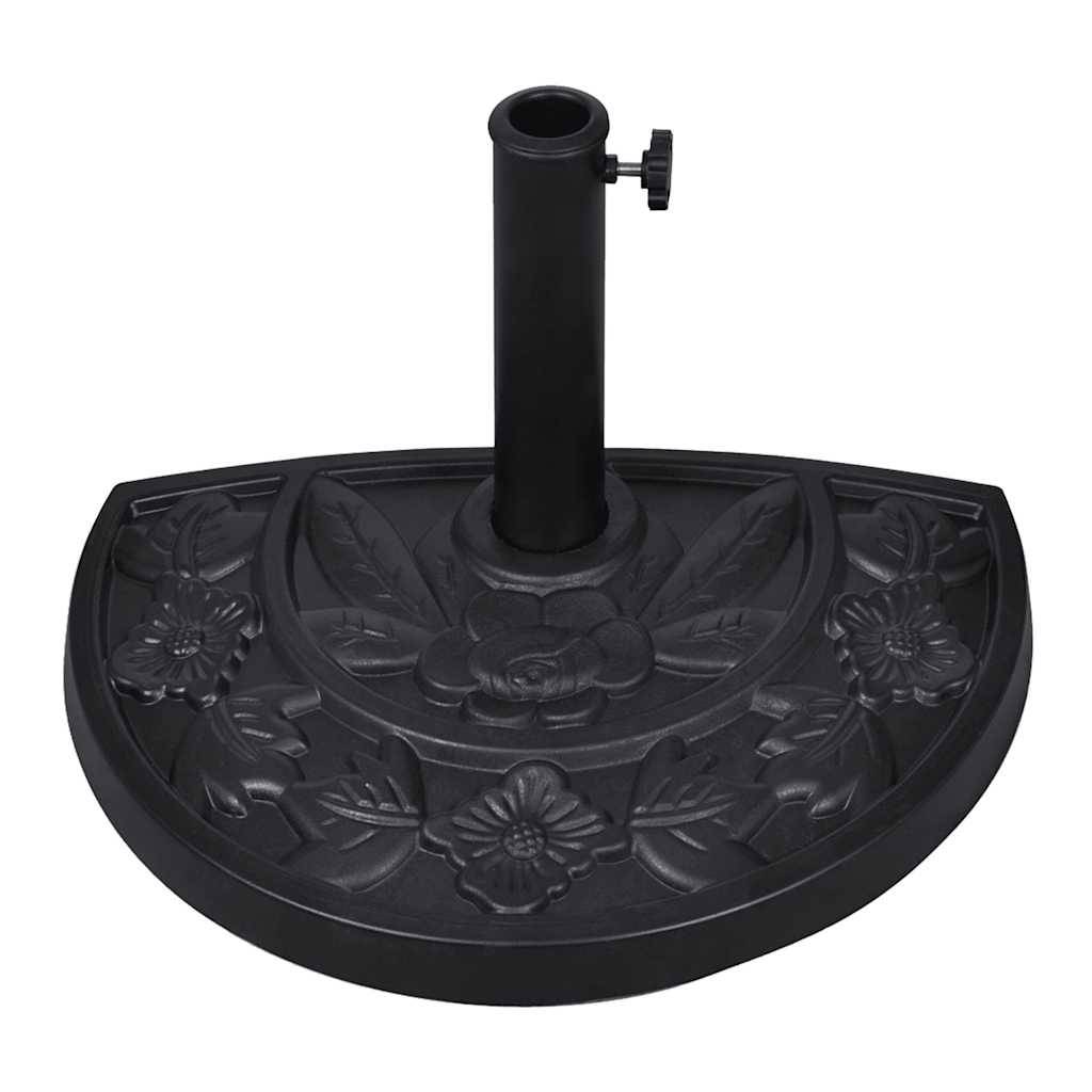 Vidaxl - Socle de parasol demi-rond Résine vidaXL 40820 - Image 1