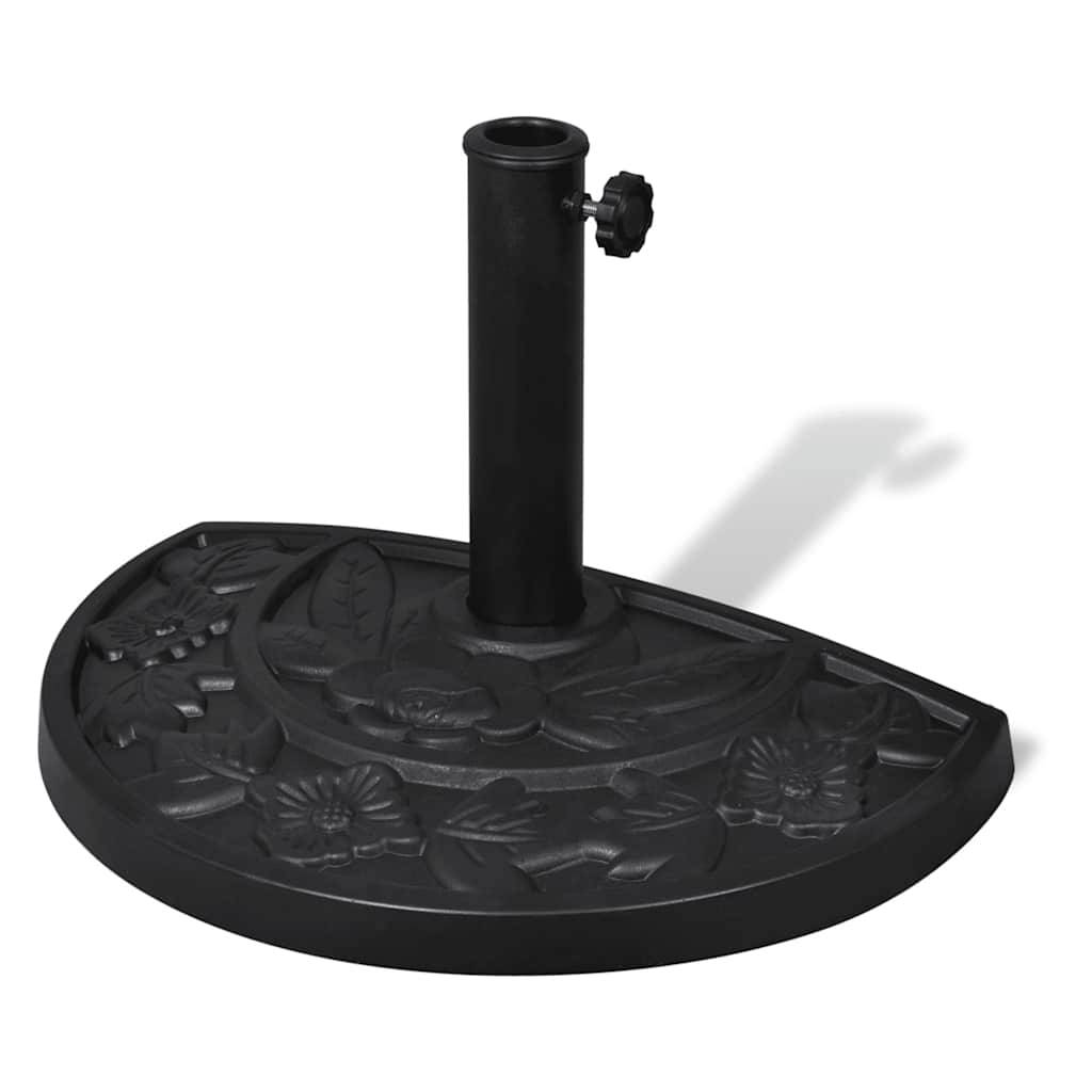 Vidaxl - Socle de parasol demi-rond Résine vidaXL 40820 - Image 6