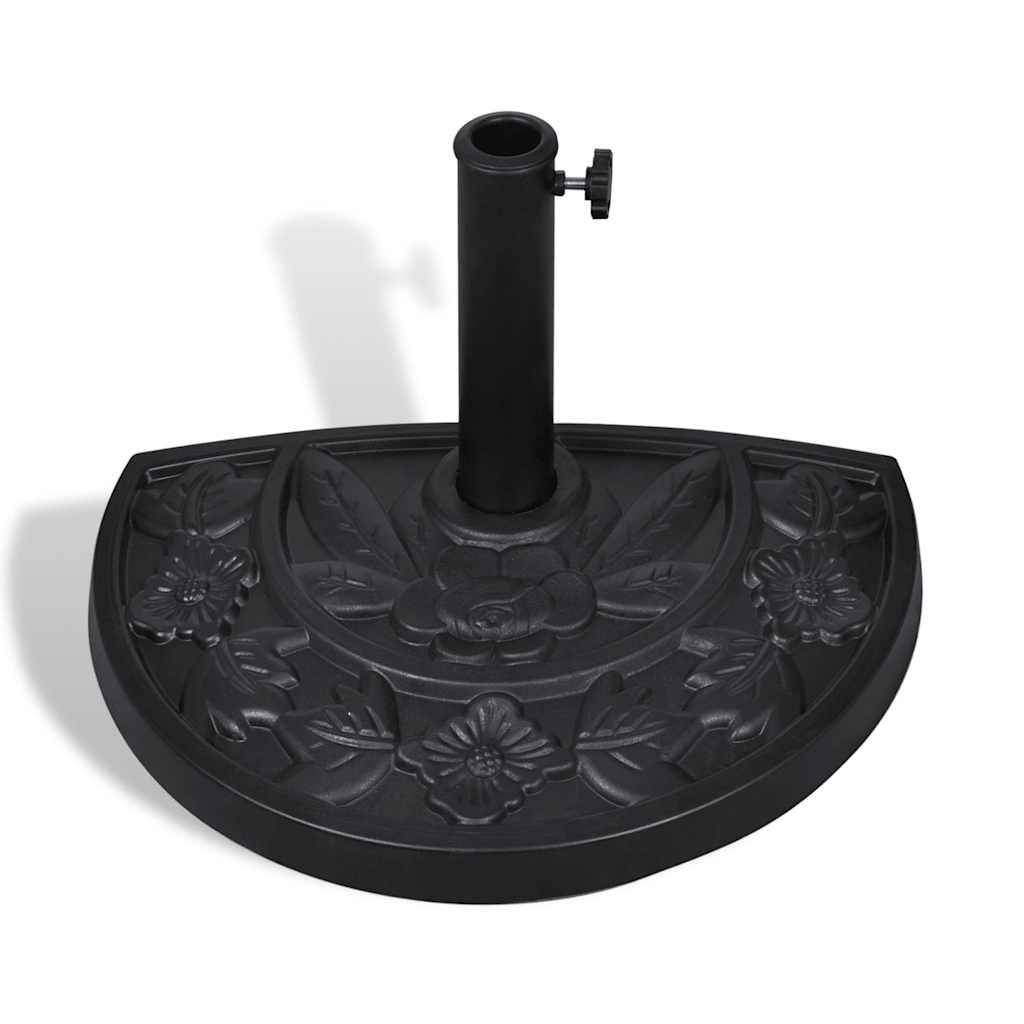 Vidaxl - Socle de parasol demi-rond Résine vidaXL 40820 - Image 2