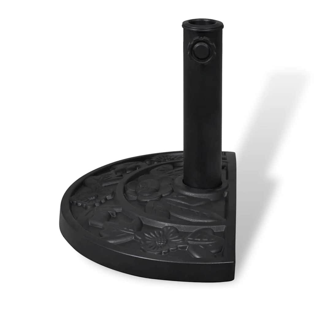Vidaxl - Socle de parasol demi-rond Résine vidaXL 40820 - Image 5