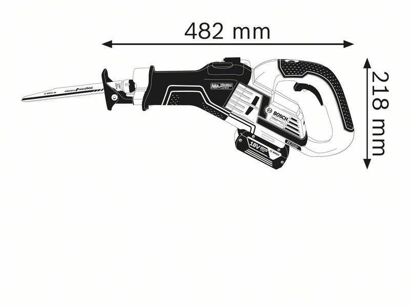 Bosch - Scie sabre GSA 18V-32 solo en coffret | 06016A8109 - Bosch - Image 2