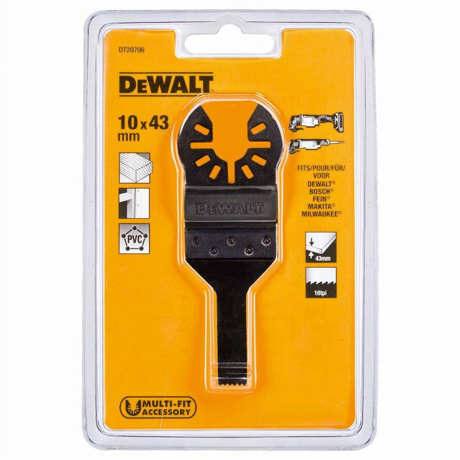 Dewalt - Lame 30 x 43 mm BiM pour multi-cutter - DEWALT - DT20704-QZ - Imagen 6