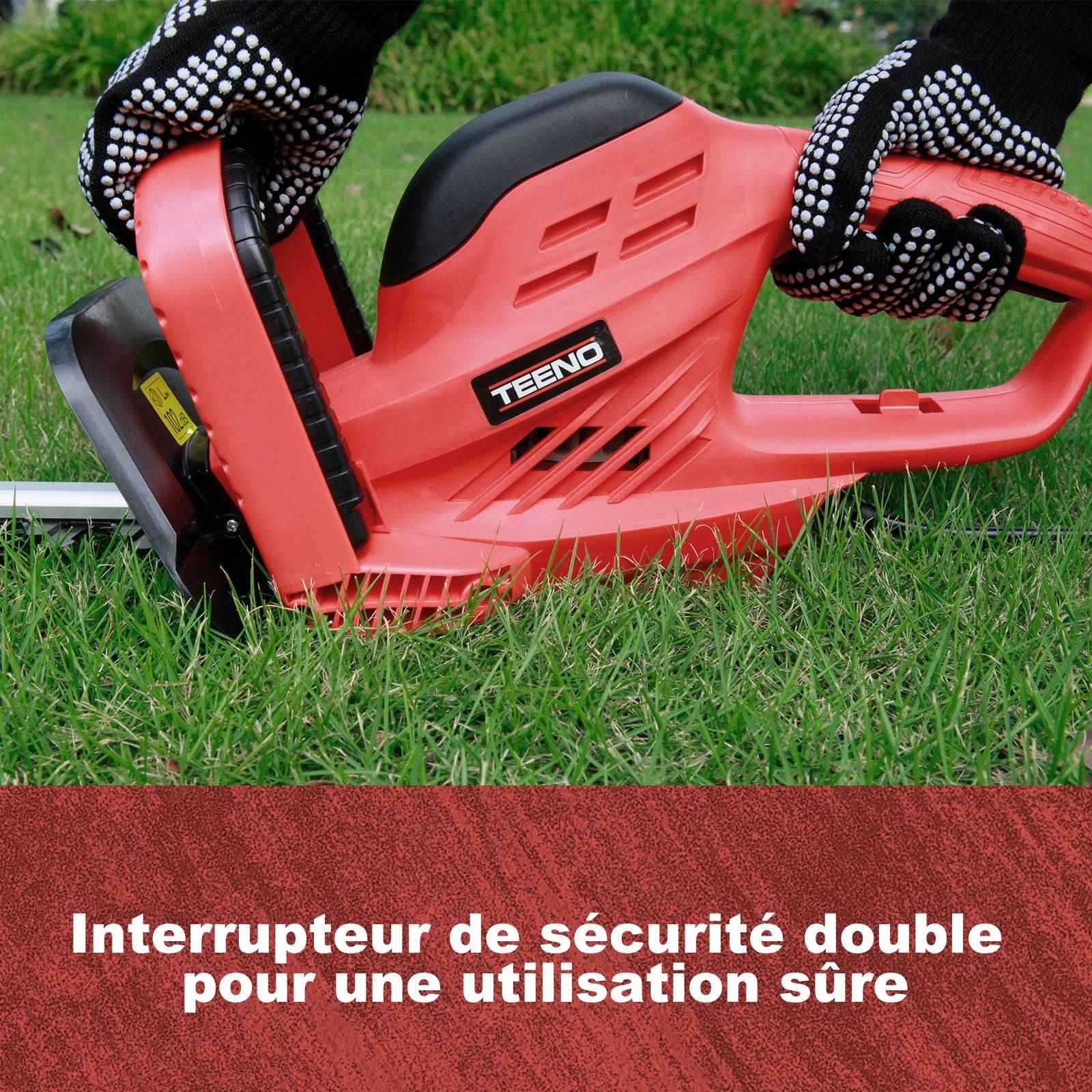Taille-haie électrique 710 W, longueur de lame 610 mm, 1800 tr/min - Image 3