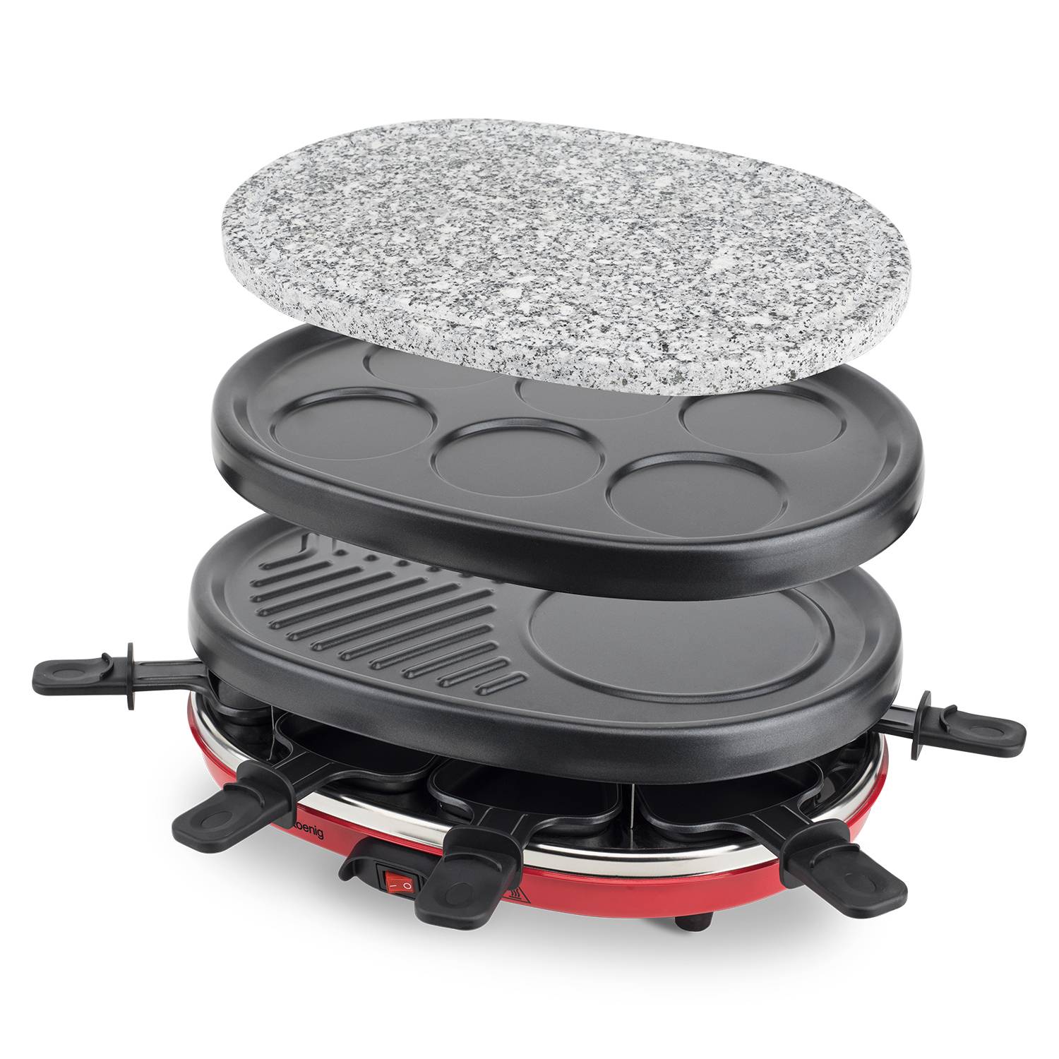 H.Koenig - Appareil à raclette 4 en 1 - RP412 H.Koenig - Imagen 1