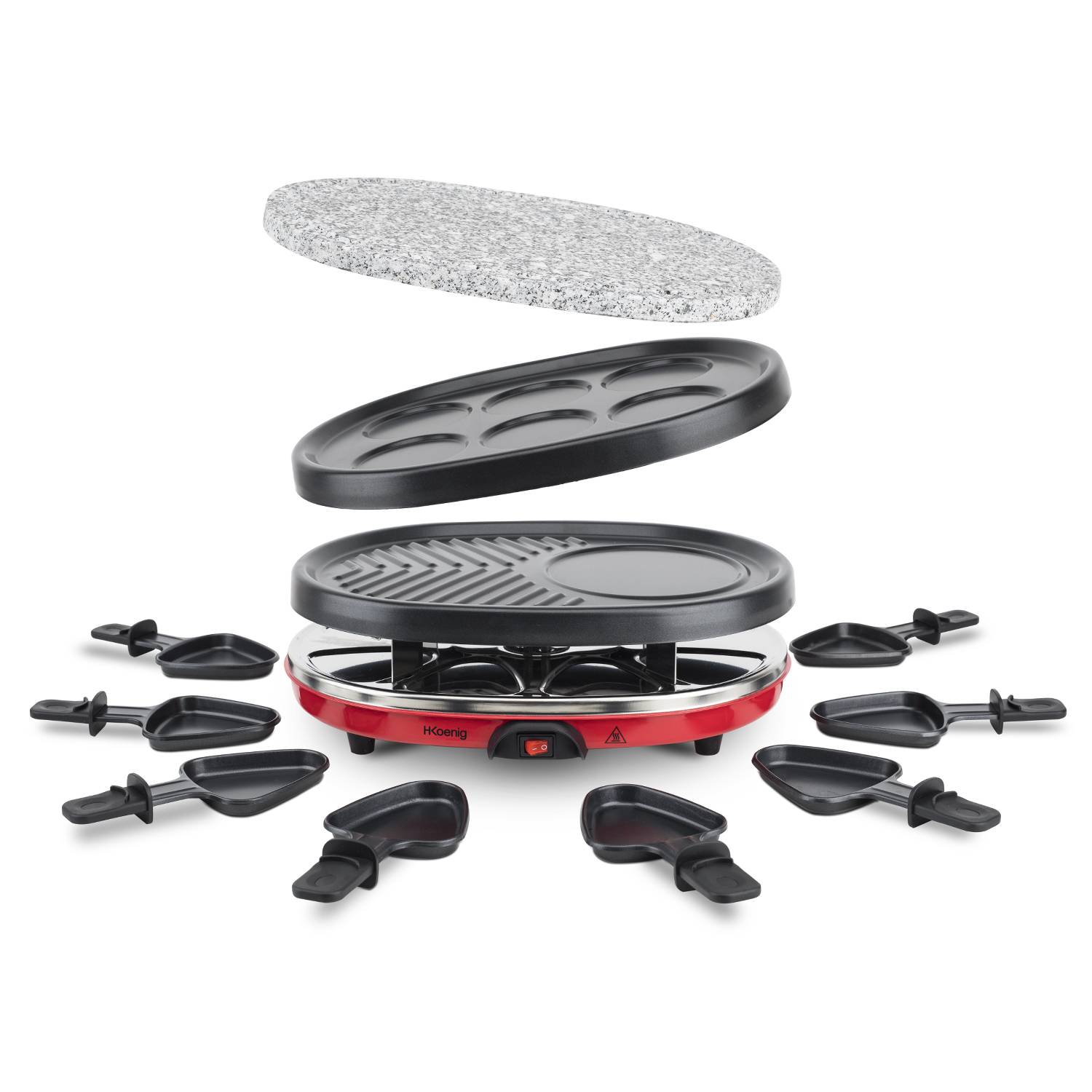 H.Koenig - Appareil à raclette 4 en 1 - RP412 H.Koenig - Imagen 2