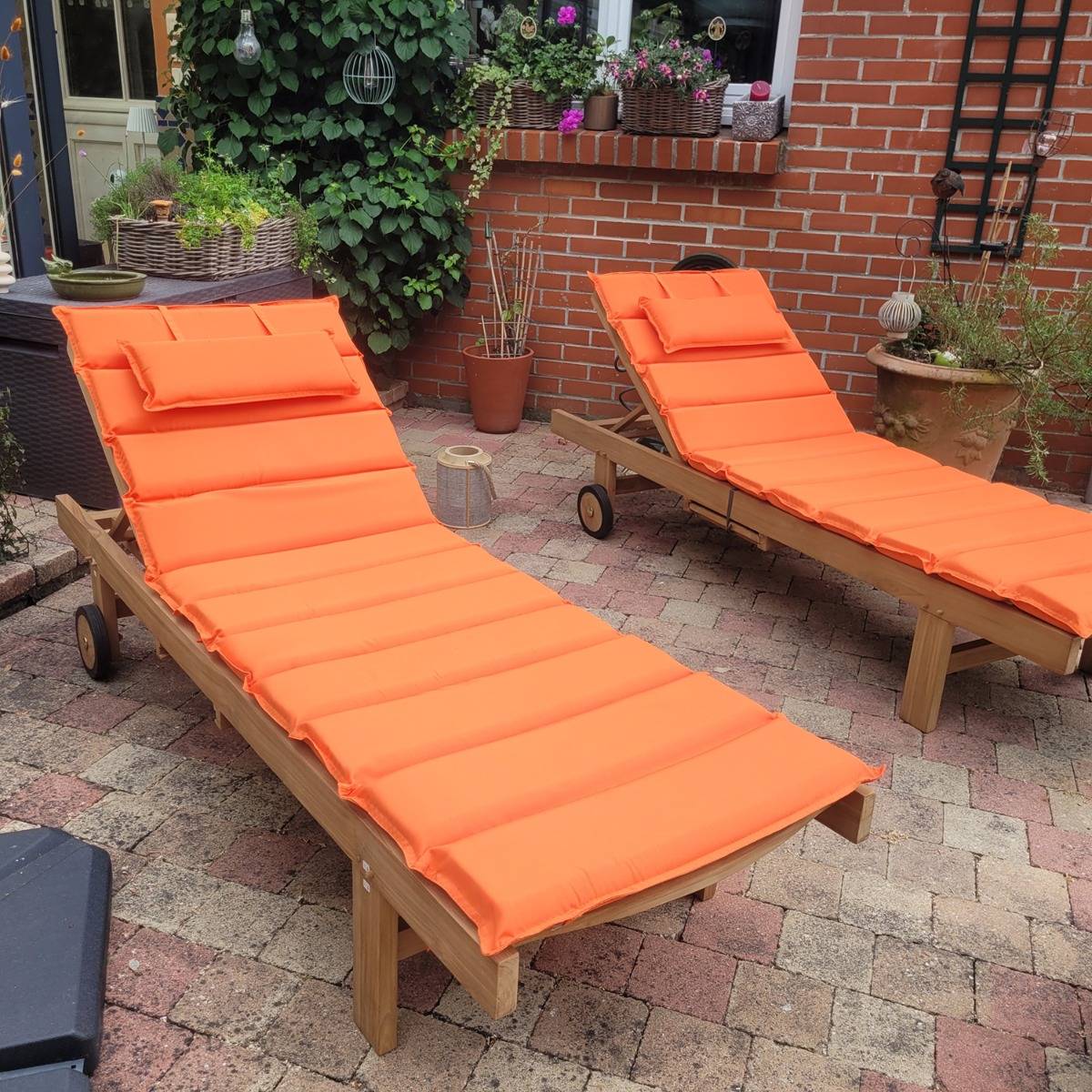 Matelas Orange pour bain de soleil - TECK'Attitude - Imagen 2