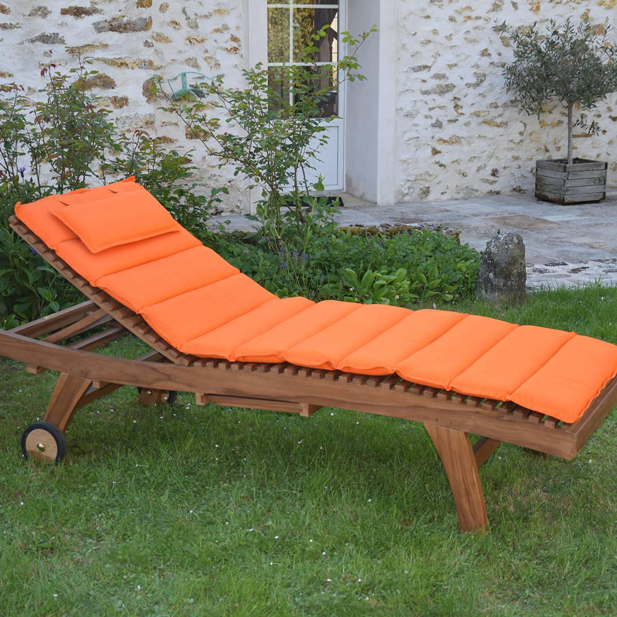 Matelas Orange pour bain de soleil - TECK'Attitude - Imagen 5