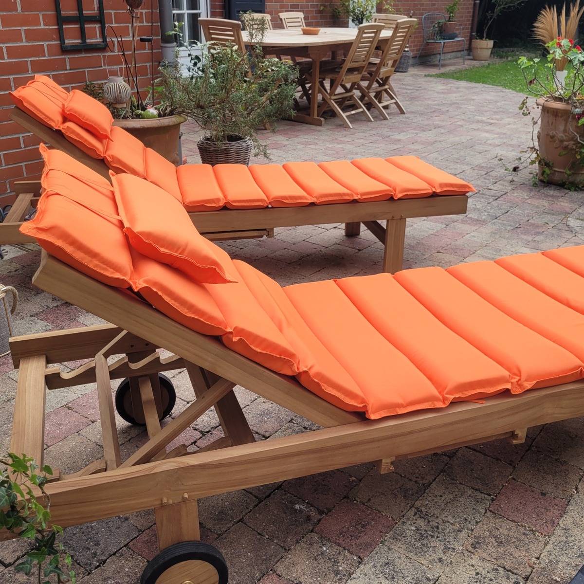 Matelas Orange pour bain de soleil - TECK'Attitude - Imagen 3