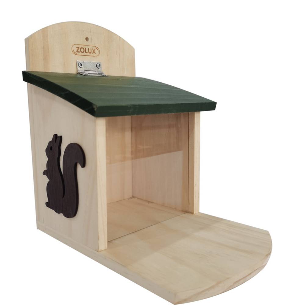 Zolux - Comedero de madera para ardilla - Imagen 4