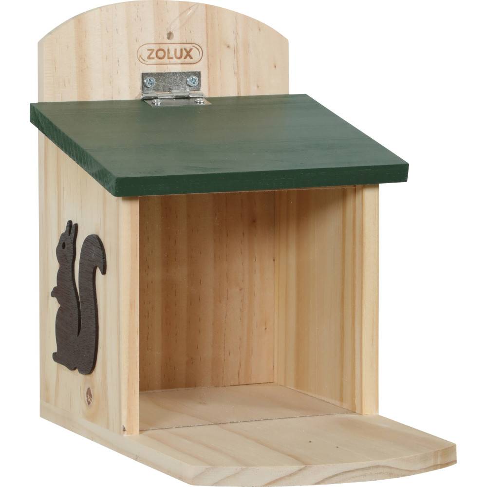 Zolux - Comedero de madera para ardilla - Imagen 1
