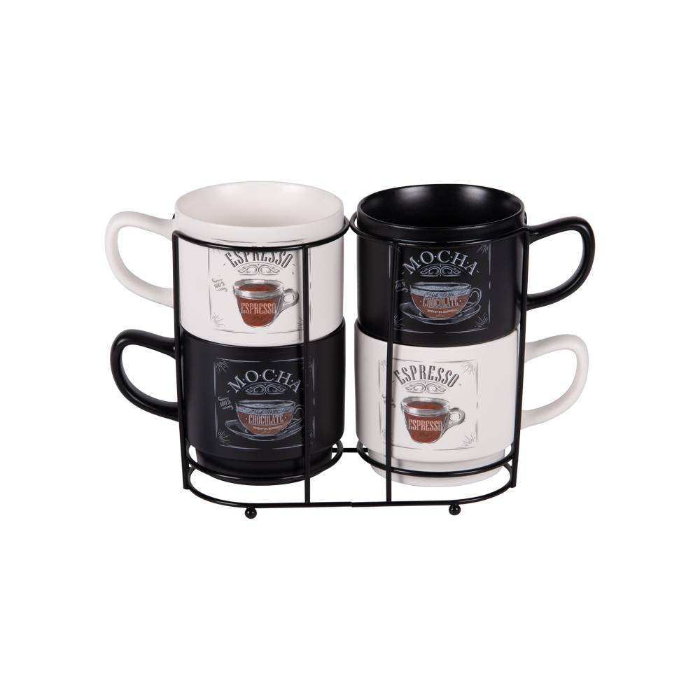 Tour de 4 mugs Mocha 39 cl