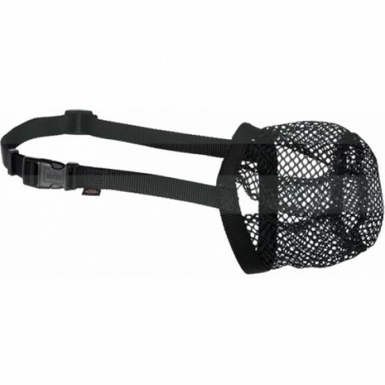 Trixie - Protection anti intoxication noire en polyester Trixie pour chien Taille XL