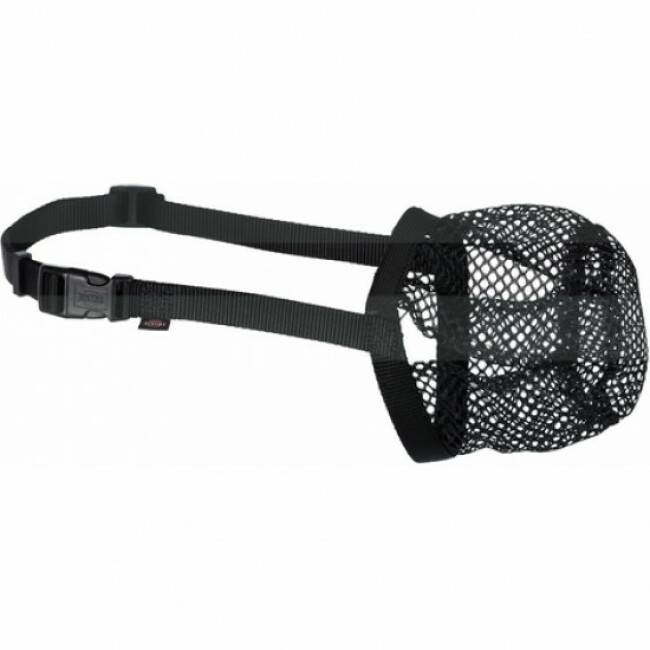 Trixie - Protection anti intoxication noire en polyester Trixie pour chien Taille XL