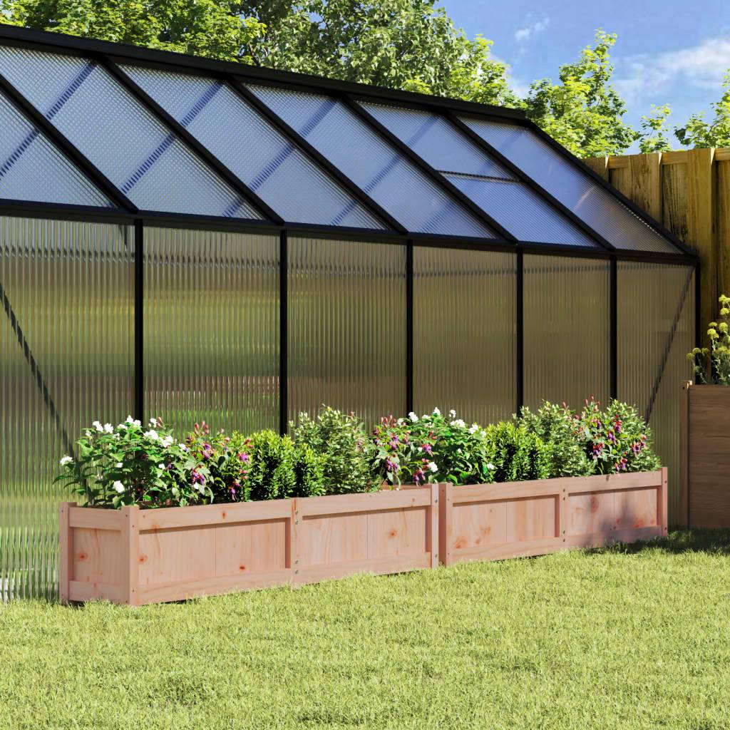 Maison Chic - Lot de 2 Jardinières - Bac à fleurs - Pot de fleurs bois massif douglas - Meuble Pro - Imagen 2