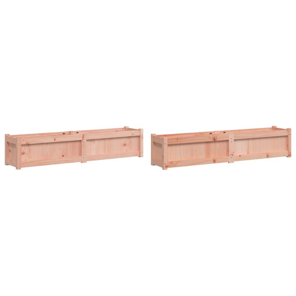 Maison Chic - Lot de 2 Jardinières - Bac à fleurs - Pot de fleurs bois massif douglas - Meuble Pro - Imagen 1