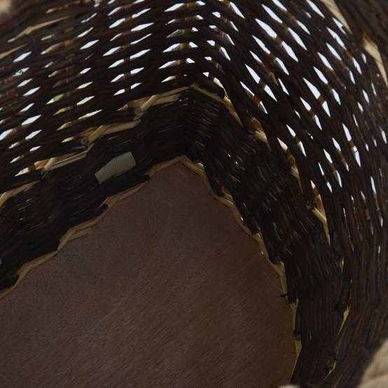 Sac à dos panier à bûches en osier naturel pour transport de bois 50 cm – ComfortXL Outdoor Living - Image 8