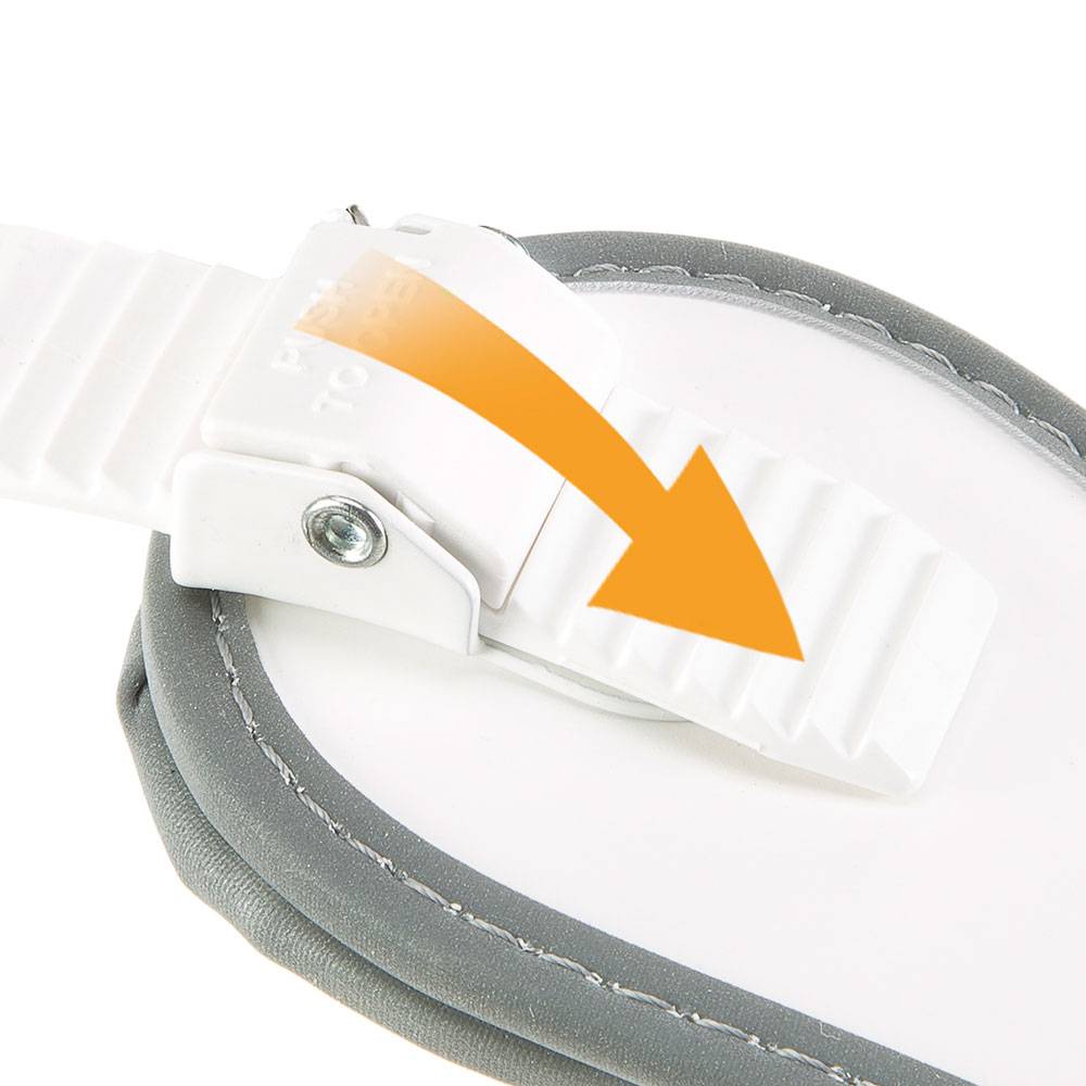 Ferplast - Ferplast Harnais ergonomique pour chiens AGILA 7, fermeture à double micro-régulation, eco-cuir élégant, bords refléchissants, A=B 63÷71 cm Blanc - Imagen 5