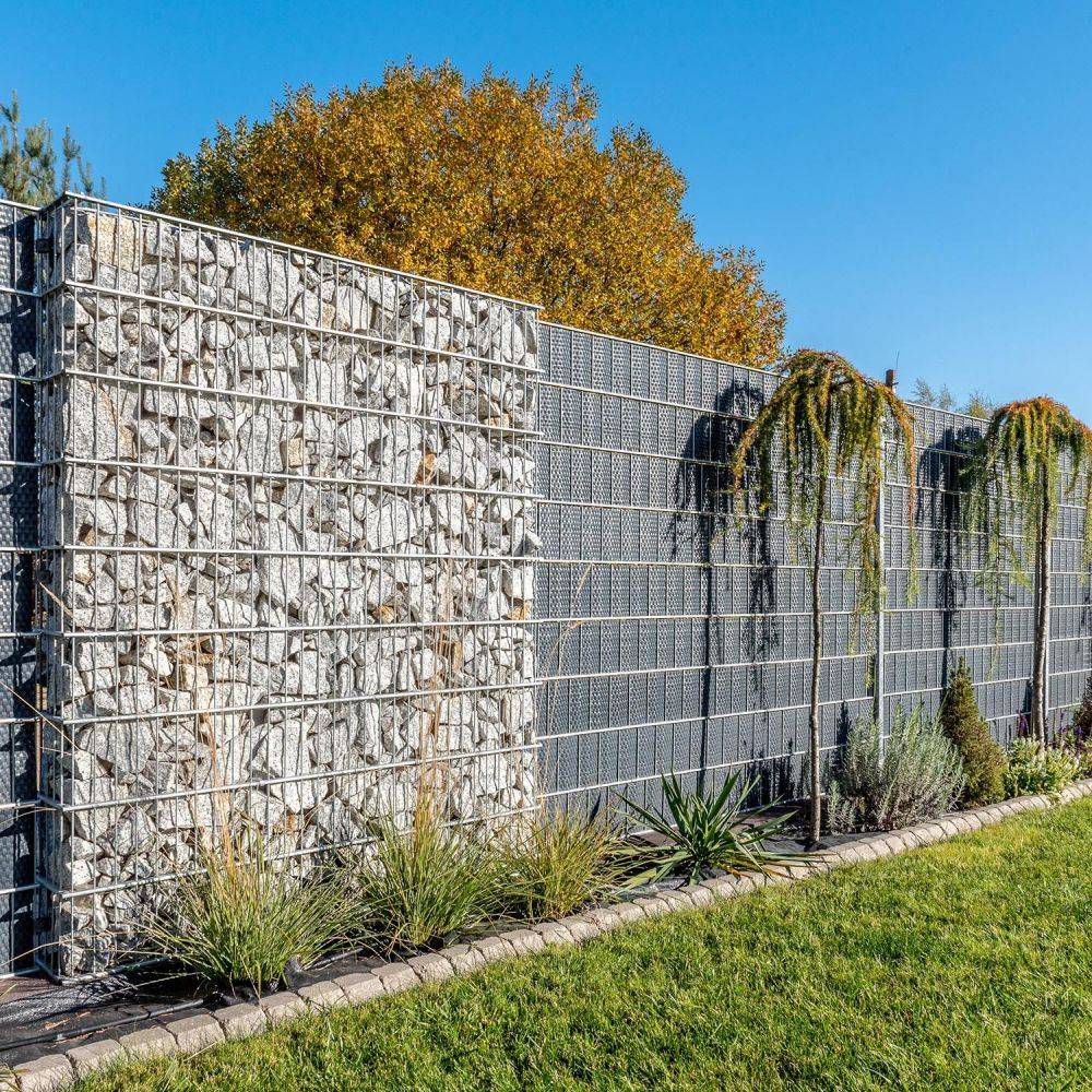 Rattan Art - Bande brise-vue en résine tressée pour clôture rigide 19 x 255 cm Anthracite - Imagen 2