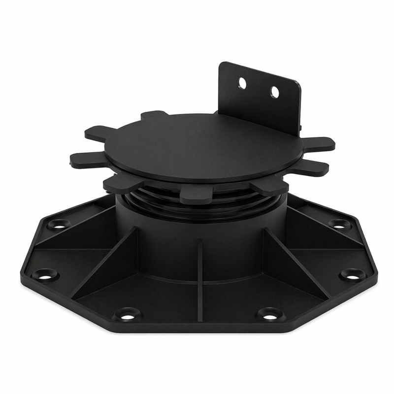 Plot réglable 30 à 60 mm pour terrasse bois et composite - support lambourde - Coloris - Noir - Image 3