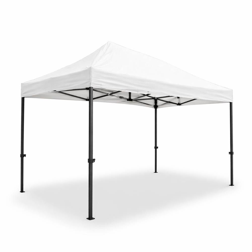 Barnum pliant professionnel 3 X 4,5 M, Tonnelle/Tente/Chapiteau pour jardin, marché, foire Unité Blanc - Image 1