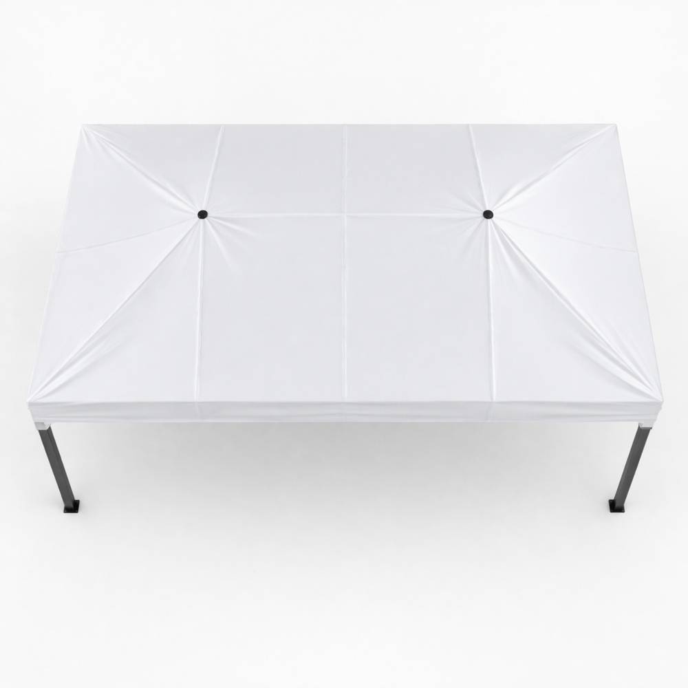 Barnum pliant professionnel 3 X 4,5 M, Tonnelle/Tente/Chapiteau pour jardin, marché, foire Unité Blanc - Image 2