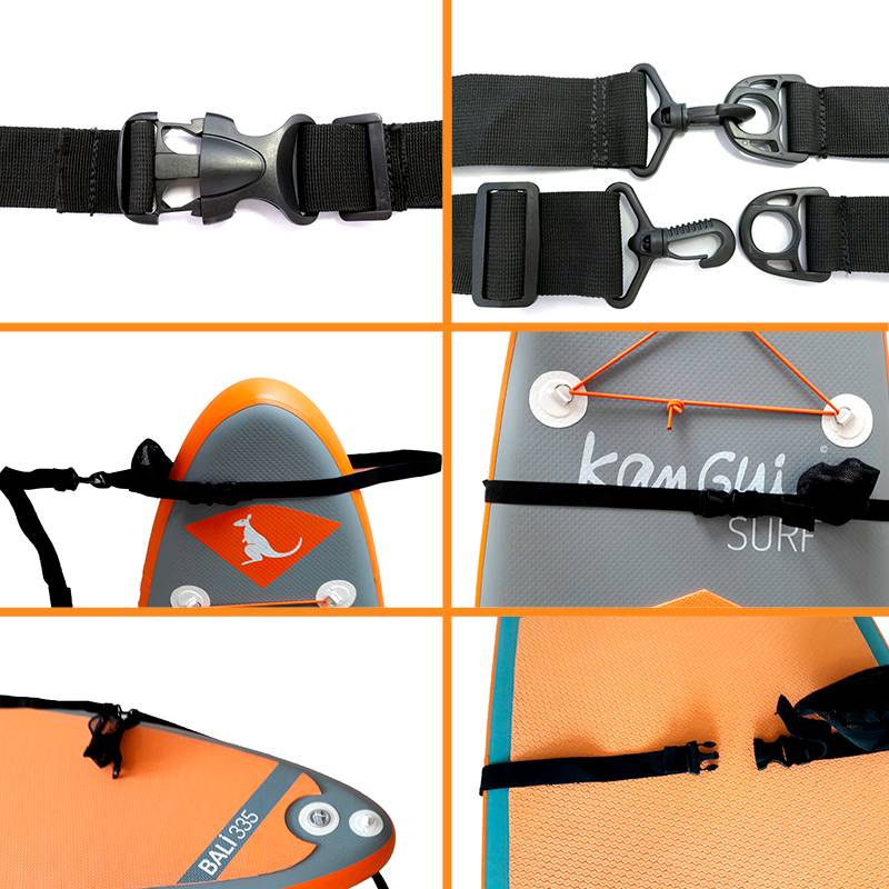 Kangui - KANGUI Sangle de portage pour stand up paddle gonflable avec fixation pagaie - Image 3