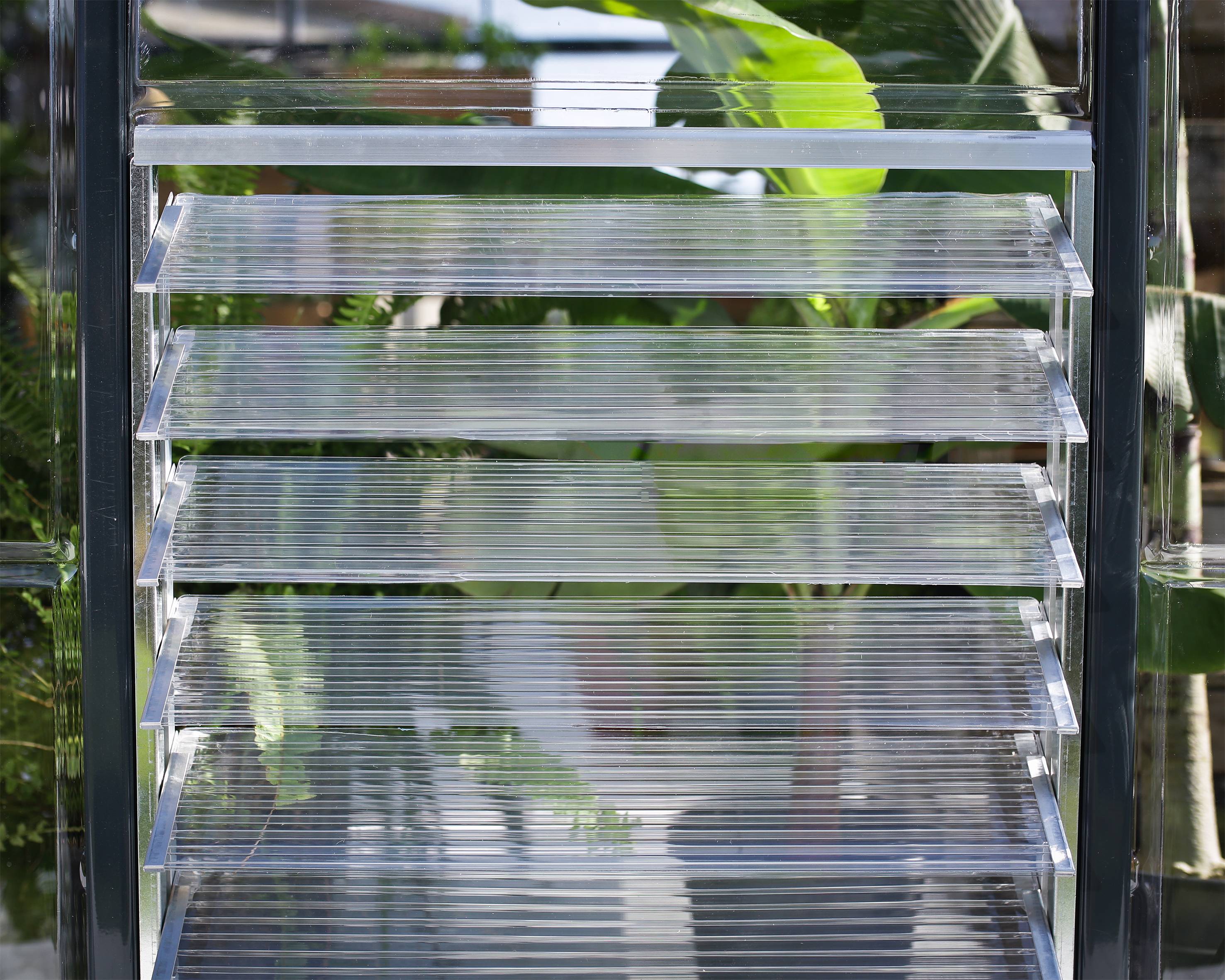 Canopia - Canopia Lucarne latérale pour serre de jardin argent - Imagen 5