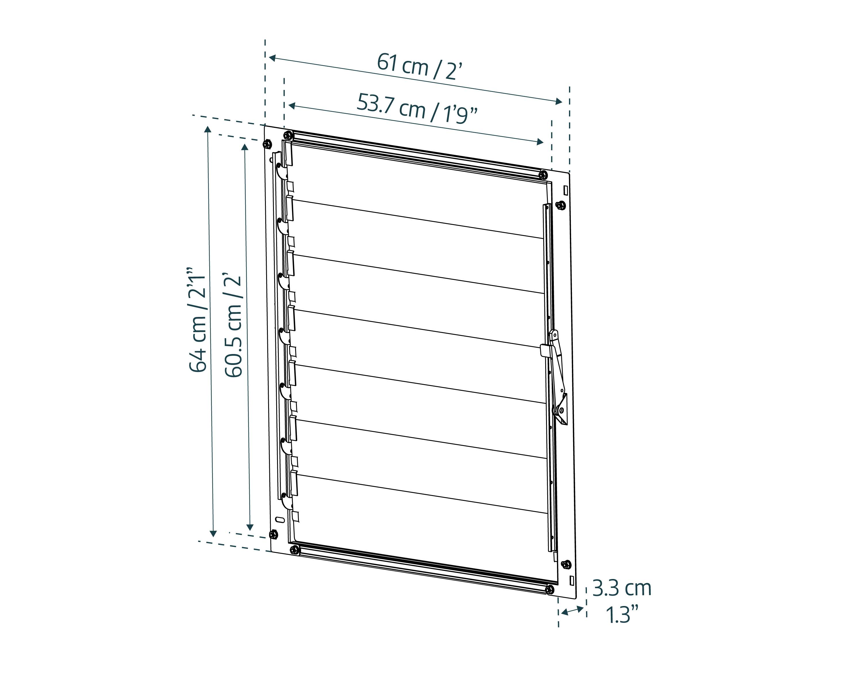 Canopia - Canopia Lucarne latérale pour serre de jardin argent - Imagen 6