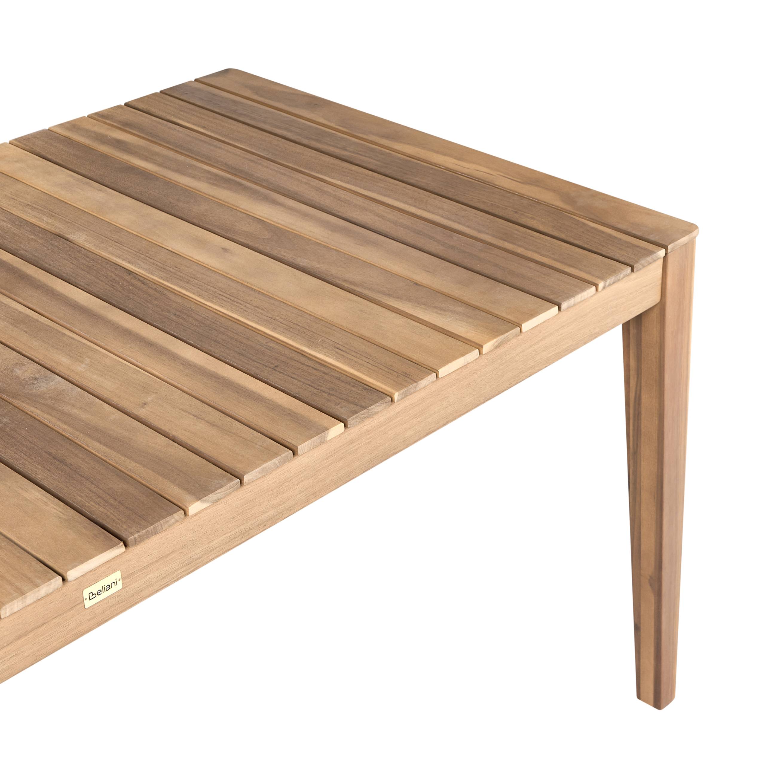 Beliani - Table de repas, 8 Personnes Bois d'acacia certifié Marron clair CHIOGGIA - 180x90x75- Beliani - Image 2