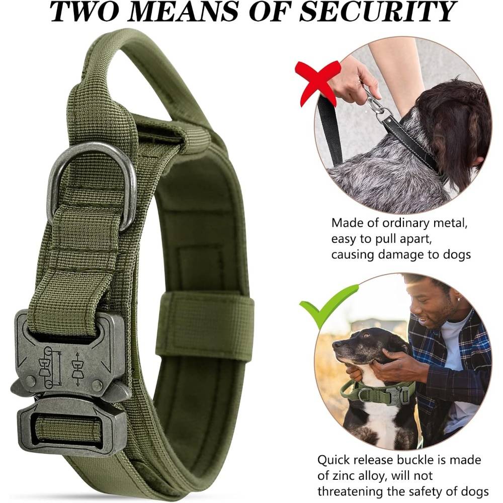 Collier pour chien vert XL - MCBOSON - Image 5