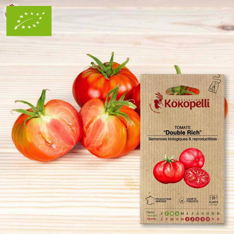 Tomate Double Rich- Graines bio à semer - Imagen 1