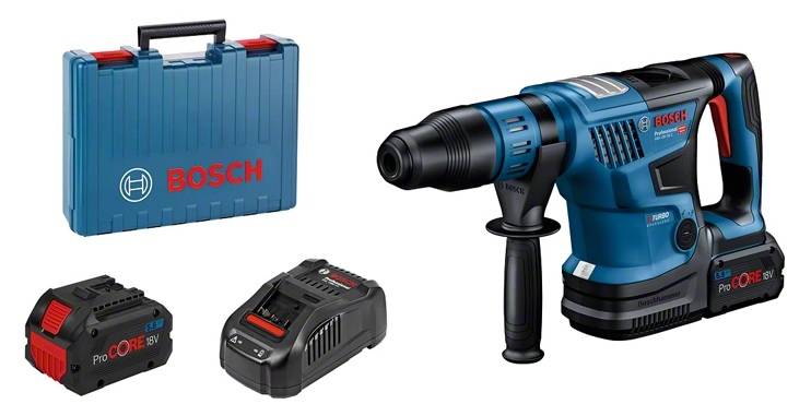 Bosch - Perforateur SDS-Max GBH 18V-36 C + 2 batteries Procore 5,5Ah + chargeur + coffret standard - BOSCH - 0611915003 - Imagen 1