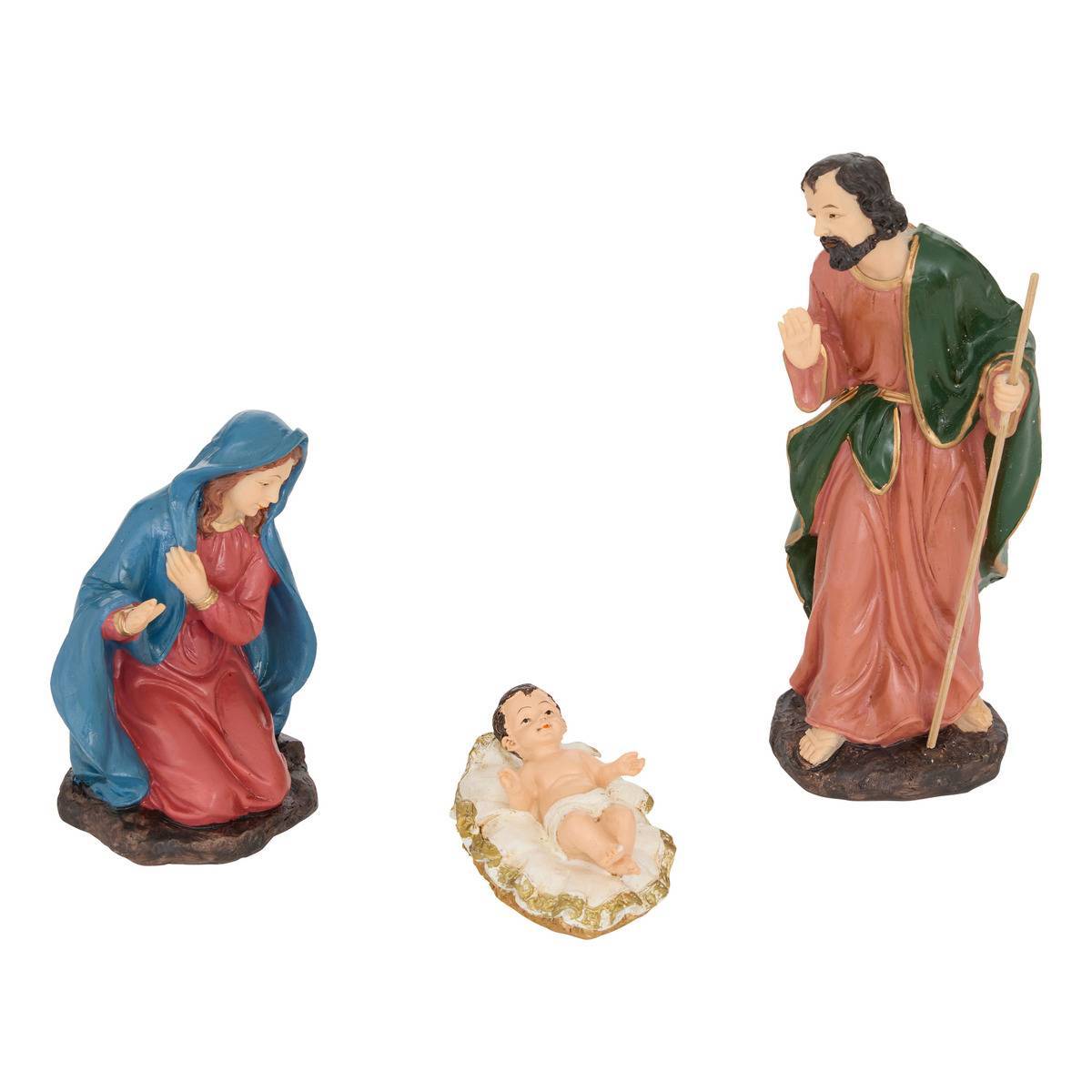 Feeric Christmas - Santon Miral Jésus, Marie et Joseph en résine H. 19 cm - Feeric Lights & Christmas - Image 2