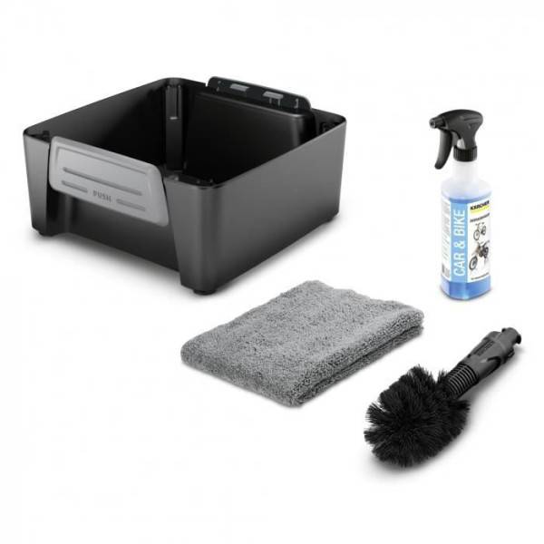 Kärcher - KARCHER Kit vélo - Accessoire associé au nettoyeur mobile OC3 - Chiffon microfibre, une brosse universelle et un détergent v