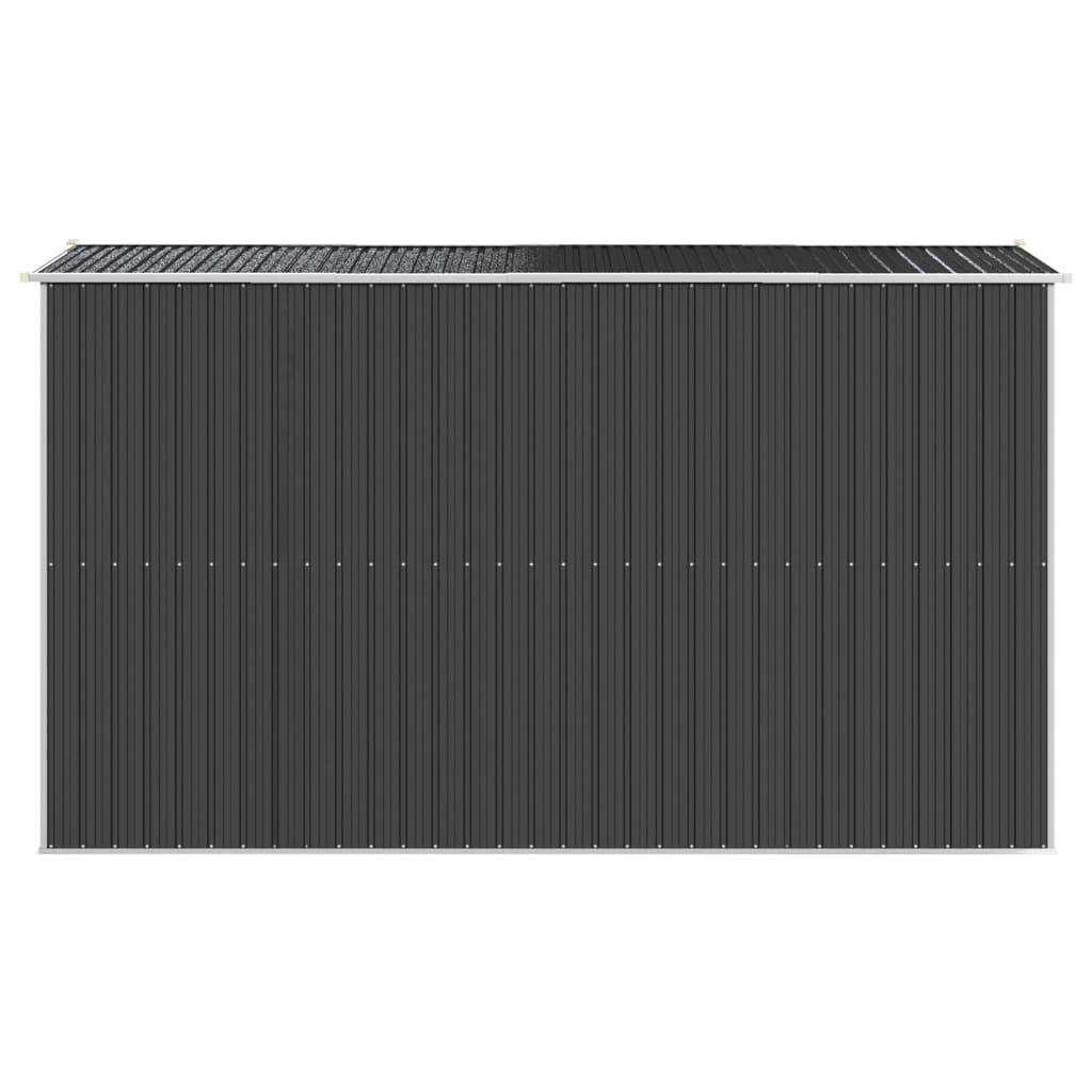 PANGIVO - Abri de jardin avec porte coulissante - Acier galvanisé - Anthracite 192x357x223 cm - Surface au sol 6,85m² - PANGIVO - Image 6