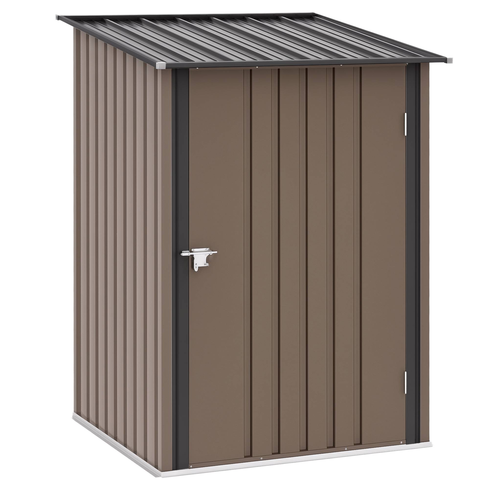 Abri outillage acier 100x103x160cm brun - Image 1