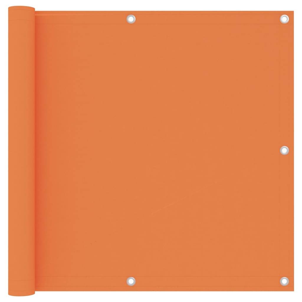 Helloshop26 - Écran de balcon brise pare vue protection confidentialité 90 x 300 cm tissu oxford orange - Imagen 1