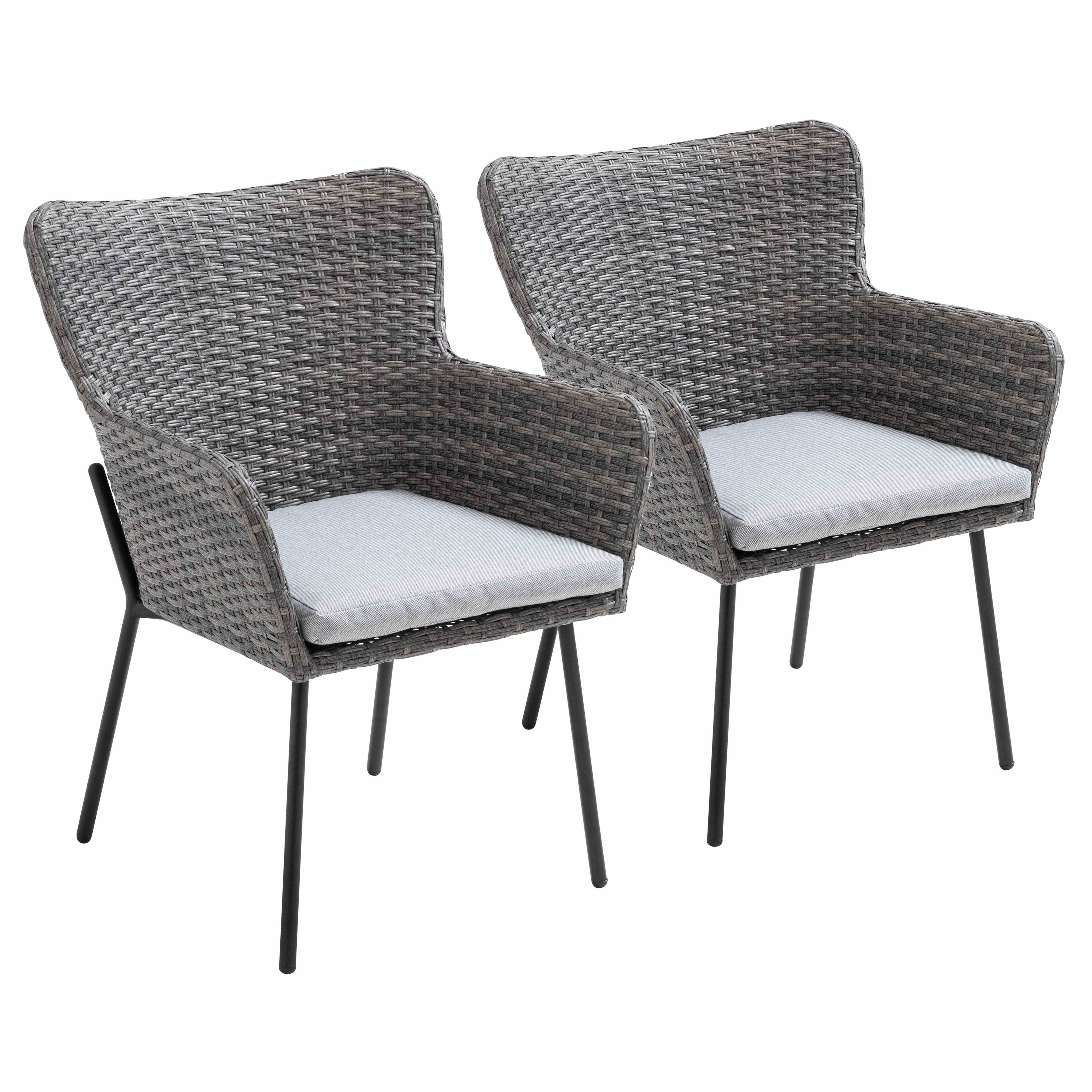 Oviala - Lot de 2 fauteuils de jardin rond en osier Murcia - Oviala - Imagen 1