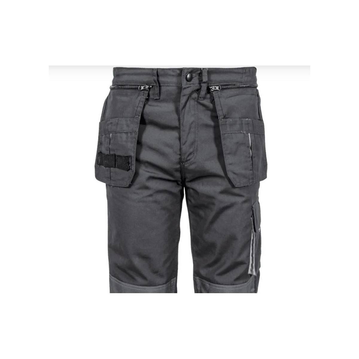 Pantalon de travail Confort Plus Taille 50 Gris 6 Poches 80% polyester, 20% coton VITO - Imagen 2