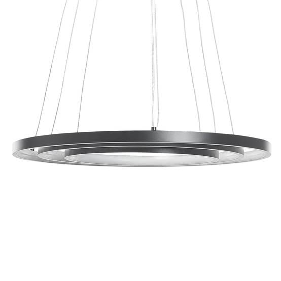 Beliani - Lampe suspension Aluminium Noir ATREK - 50x50x108- Beliani - Image 6