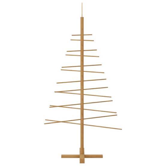 Vidaxl - Arbre de Noël en bois avec support Marron 150 cm Bambou vidaXL 42018051 - Image 7