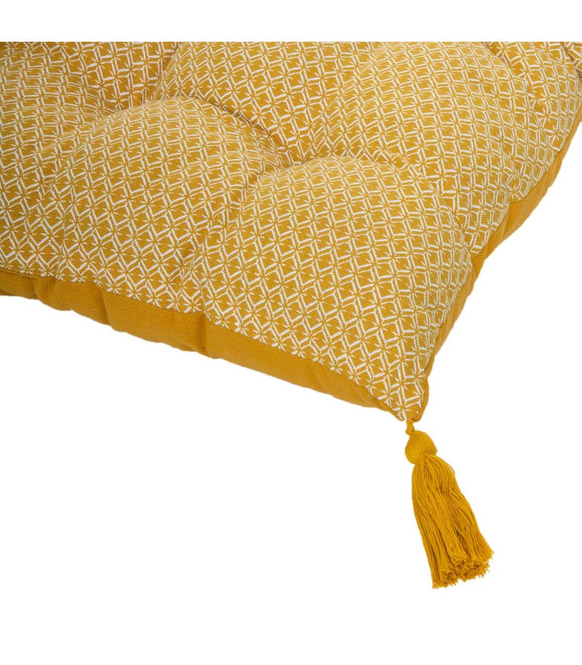 Matelas de Sol Ocre avec Pompons 60 x 120 cm - Image 3