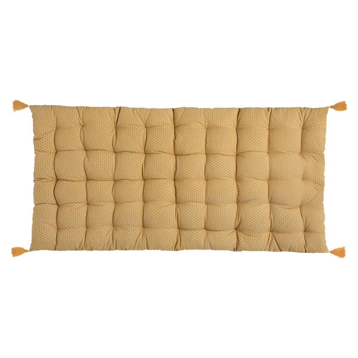 Atmosphera - Matelas de sol "Otto" jaune moutarde 60x120cm - Atmosphera Créateur d'intérieur - Imagen 2