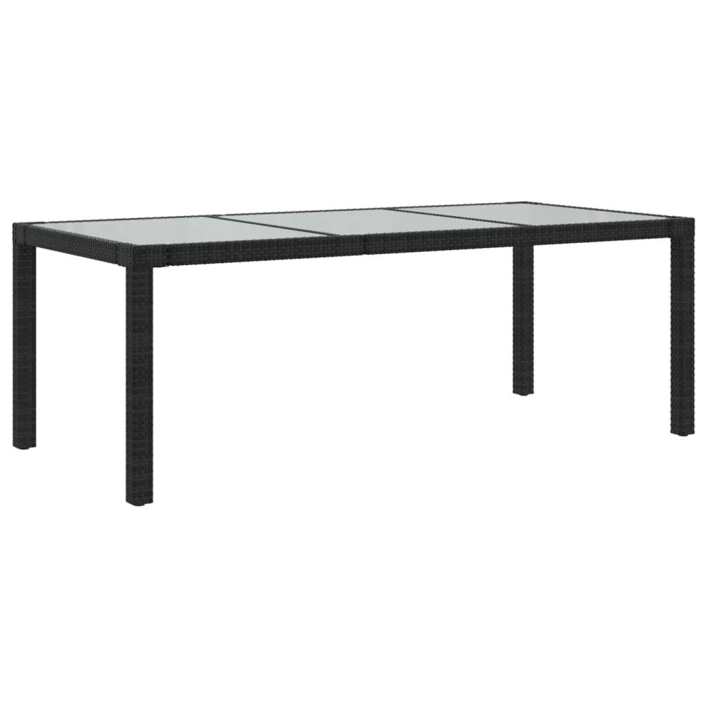 Salon de Jardin à Manger Résine Tressée 8 Personnes avec Coussins Noir – ComfortXL Outdoor Living - Image 8